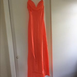 Orange formal Dress